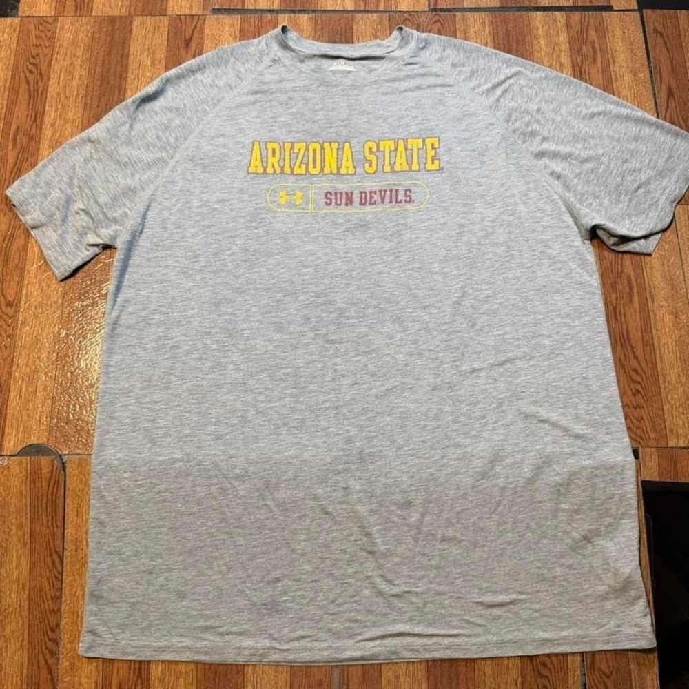 Under‎ Armour Grey Arizona State ASU Retro Sportswear Train Shirt XL